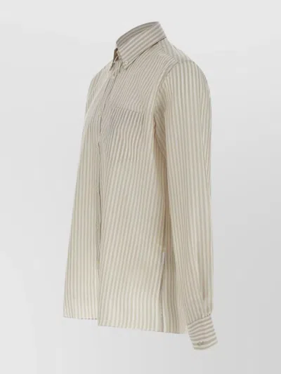 Paul & Shark Straight Cut Cotton Poplin Shirt With Chest Pocket