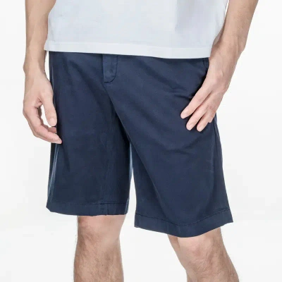 Paul & Shark Straight Denim Shorts In Blue