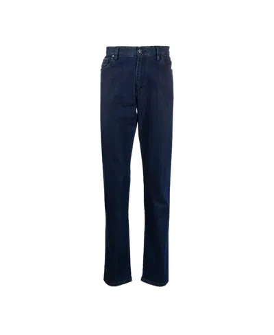 Paul & Shark Straight-leg Jeans In Black