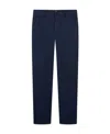 Paul & Shark Stretch Organic Cotton Trousers In Black