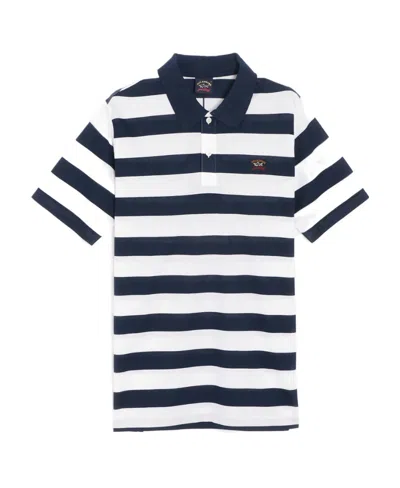 PAUL & SHARK STRIPE-PATTERN POLO SHIRT