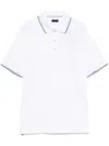 Paul & Shark Stripe-trim Polo Shirt In White