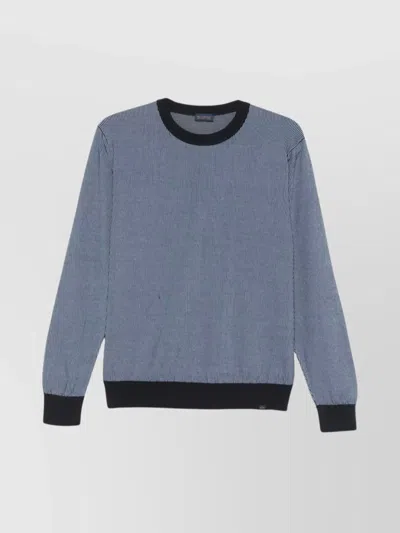 PAUL & SHARK STRIPED CREW NECK SWEATER