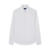 Paul & Shark Camicia In Lino Con Motivo A Righe In Beige Righe Bianche