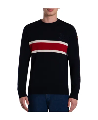 Paul & Shark Striped Pattern Sweater In Black