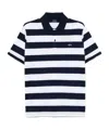 Paul & Shark Stripe-pattern Polo Shirt In Black