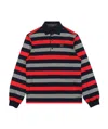 Paul & Shark Striped Polo Shirt In Black