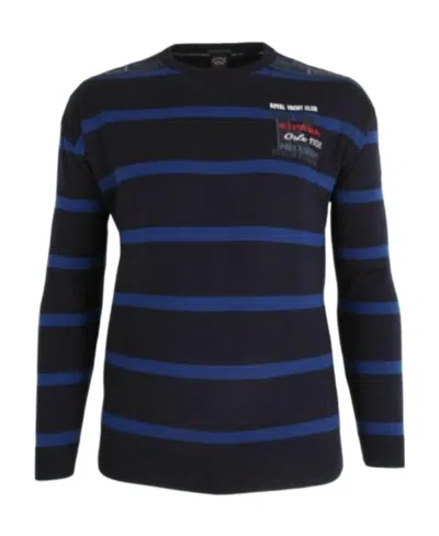 Paul & Shark Striped Pullover In Black