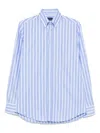 Paul & Shark Striped Shirt In Blue