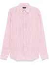 Paul & Shark Striped Shirt In White