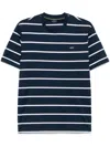 Paul & Shark Striped T-shirt In Blue