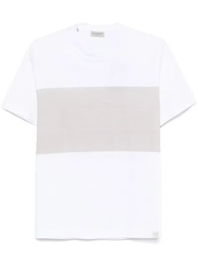 Paul & Shark Striped T-shirt In White