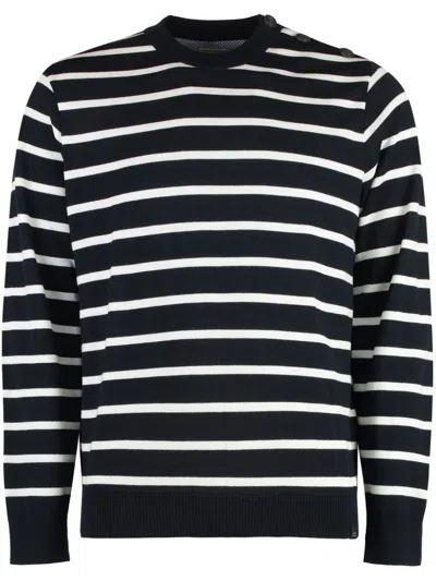 PAUL & SHARK STRIPED WOOL SWEATER