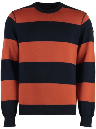 PAUL & SHARK STRIPED WOOL SWEATER