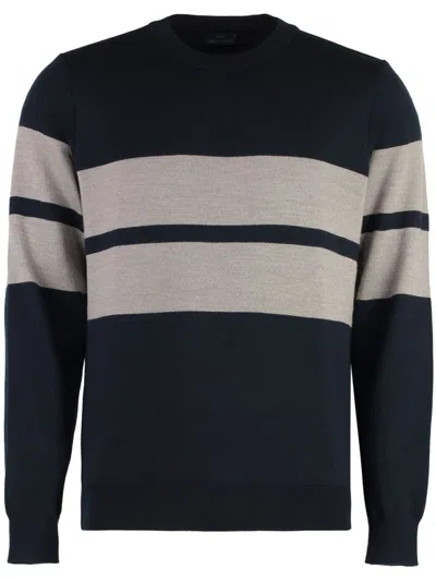 PAUL & SHARK STRIPED WOOL SWEATER