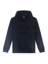 Paul & Shark Shark-print Cotton Hoodie In Multi