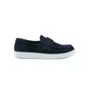 Paul & Shark Mocassino In Suede In Blu