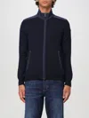 Paul & Shark Zip-up Sweater In Blau