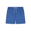 Paul & Shark Costume Da Bagno Con Stampa Effetto Lino In Blu