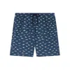 Paul & Shark Costume Da Bagno Con Stampa Shark Multicolor In Blu Squali Colorati