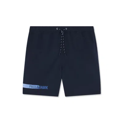 Paul & Shark Costume Da Bagno Con Stampa In Blu