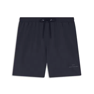 Paul & Shark Costume Da Bagno Con Stampa Logo Reflective In Blu