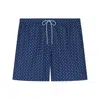 Paul & Shark Costume Da Bagno Con Stampa Shark In Blu Con Squalo Azzurro