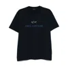 Paul & Shark Flocked-logo T-shirt In Blue