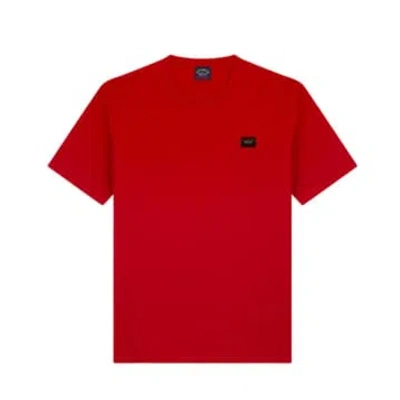 Paul & Shark T-shirt For Man C0p1002 577 In Red