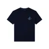 Paul & Shark T-shirt In Jersey Di Cotone Con Stampa Year Of The Snake In Blu