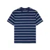 PAUL & SHARK T-SHIRT IN PERLÉ COTTON WITH STRIPED PATTERN