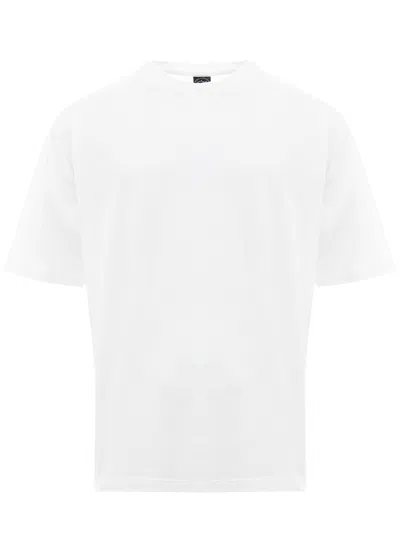 Paul & Shark T-shirt In White Cotton  In Bianco