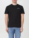Paul & Shark Embroidered Logo Crew Neck T-shirt In Black