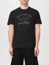 Paul & Shark Logo-print Cotton T-shirt In Black