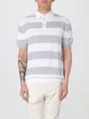 Paul & Shark Silk-cotton Stripe Polo Shirt In Multi