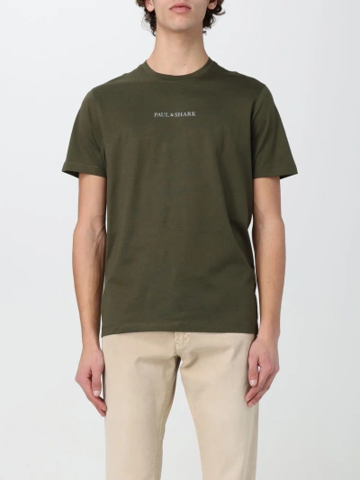 Paul & Shark T-shirt  Men Color Military