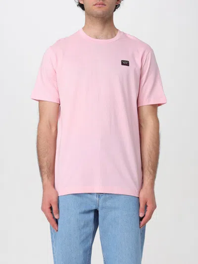 Paul & Shark T-shirt  Men Color Pink In Pink