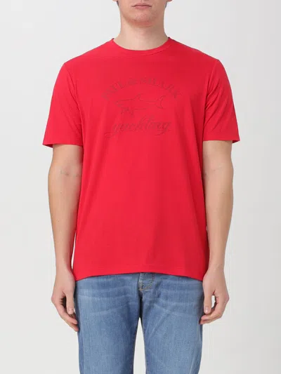 Paul & Shark T-shirt  Men Colour Red