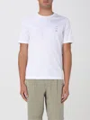 Paul & Shark T-shirt In Cotone Aqua Touch Con Stampa Reflective In White