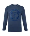 Paul & Shark T-shirt With Round Neck And Long Sleeves In Blue