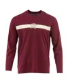 Paul & Shark T-shirt With Round Neck And Long Sleeves In Red