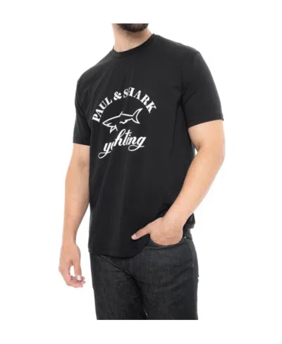 Paul & Shark T-shirt With Round Neck And Short Sleeves In Black