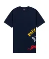 Paul & Shark T-shirt With Round Neck And Short Sleeves In Black