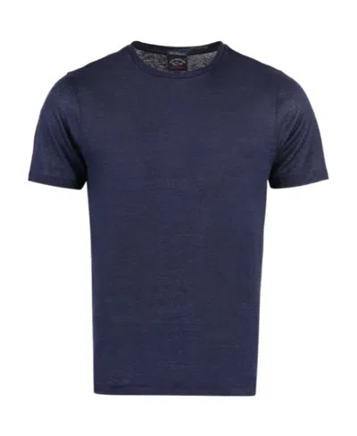 Paul & Shark T-shirt With Round Neck And Short Sleeves In Black