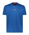 Paul & Shark T-shirt With Round Neck And Short Sleeves In Blue