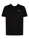 Paul & Shark Embroidered Logo Crew Neck T-shirt In Black