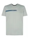 Paul & Shark Printed Crew Neck T-shirt In Green