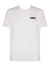 Paul & Shark Embroidered Logo Crew Neck T-shirt With Graphic Back Print In White