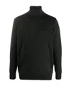 Paul & Shark Turtleneck Virgin Wool Jumper In Black