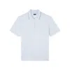 Paul & Shark Polo In Cotone Two Tone Piqué In Bianco E Grigio